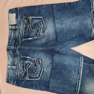 Silver Aiko Women's Jeans, Size 20